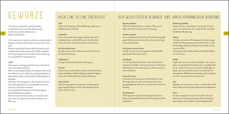 Gestaltung Ayurveda-Kochbuch Dr. Barbara Wirth