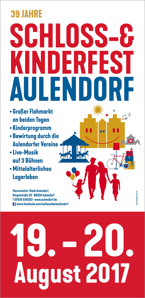 Plakat Schloss-& Kinderfest