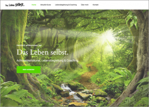 Homepage „Das Leben selbst”